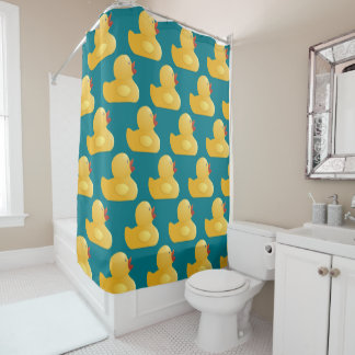 Yellow Rubberduck Shower Curtain