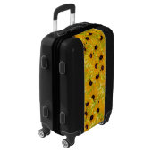 Yellow Rudbeckia Black Eyed Susan Flowers Luggage (Rotated Left)