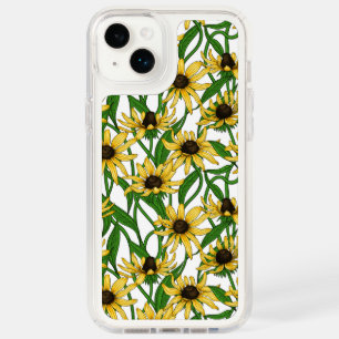 Yellow Rudbekia on white Speck iPhone 14 Plus Case