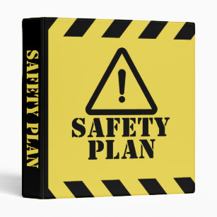 Yellow Safety Plan 3 Ring Binder