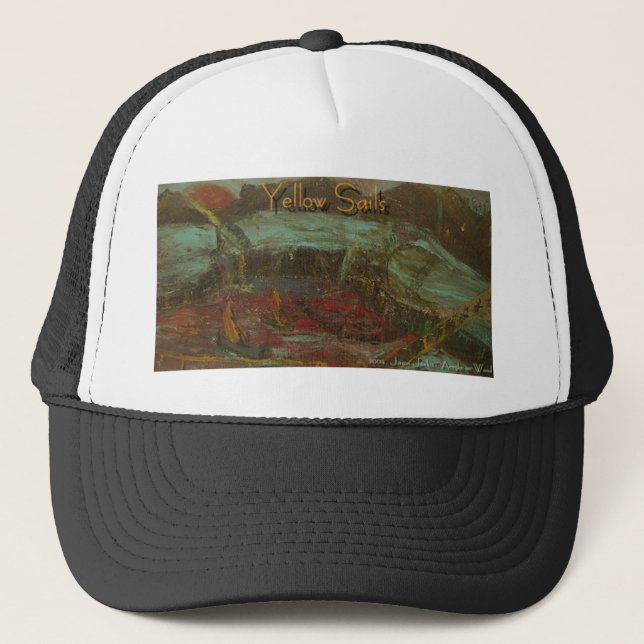 yellow sails trucker hat (Front)