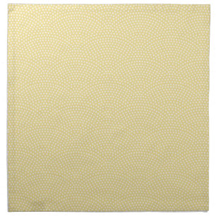Yellow Same Komon (shark skin) Cloth Napkin