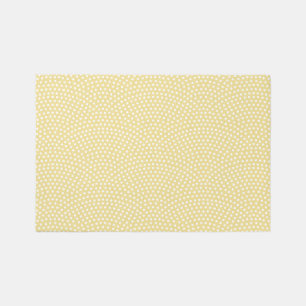 Yellow Same Komon (shark skin) large scale Rug