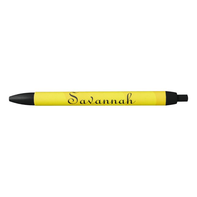 Yellow Sand Waves Personalized Pen (Front)
