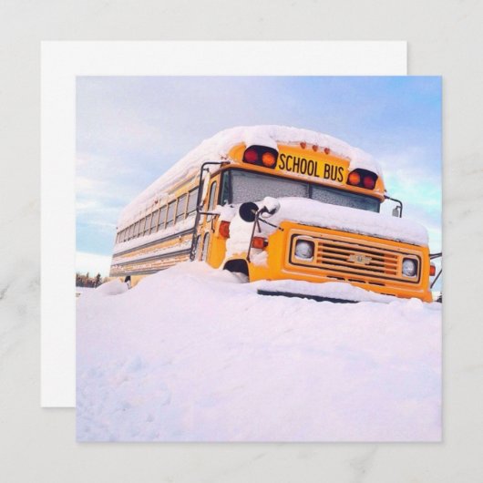 Yellow School Bus (Front/Back)