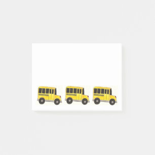Yellow School Bus Driver Teacher Appreciation Post-it Notes