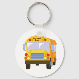 Yellow School Bus Keychain