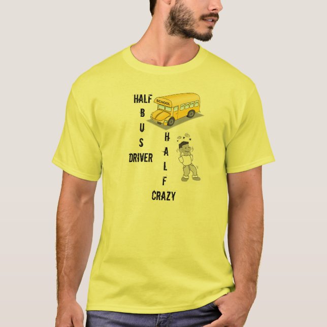 Yellow School Bus T-Shirt (Front)