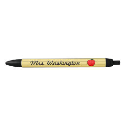 Yellow School Teacher&#39;s Apple Pens Gift