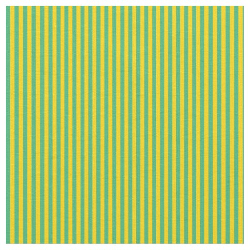 Yellow & Sea Green Lines/Stripes Pattern Fabric