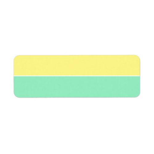 Yellow  Seafoam Storage Organization Blank Label