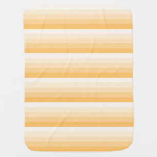 Yellow shadow stripes baby blanket