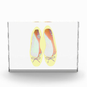 Yellow Shoes Acrylic Award