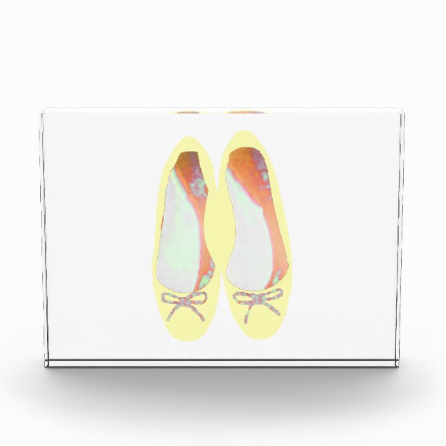 Yellow Shoes Acrylic Award (Front)