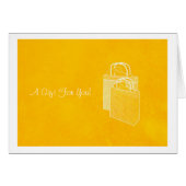 Yellow Shopping Spree Money Enclosed (Front Horizontal)