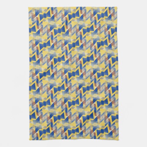 Yellow  Silver Blue Bow_tie Pattern Cloth