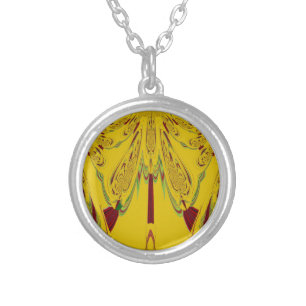 Yellow Silver Plated Necklace