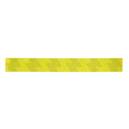 Yellow simple modern bold trendy graphic satin ribbon