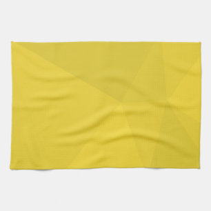 Yellow, simple, modern, cool, geometric trendy art kitchen towel