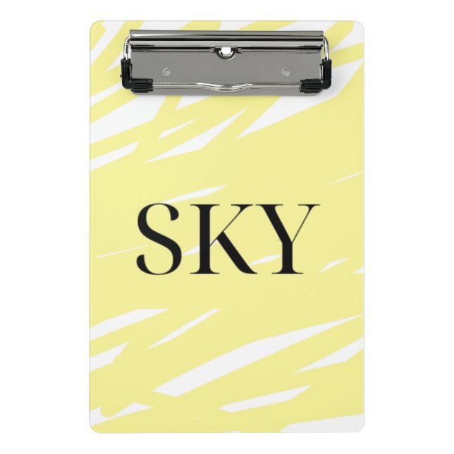 Yellow Sky Clipboards (Front)