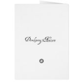 Yellow Slipper Card (Back)