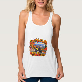 Yellow_Smoky Mountain Fall Trail Therapy Tank Top