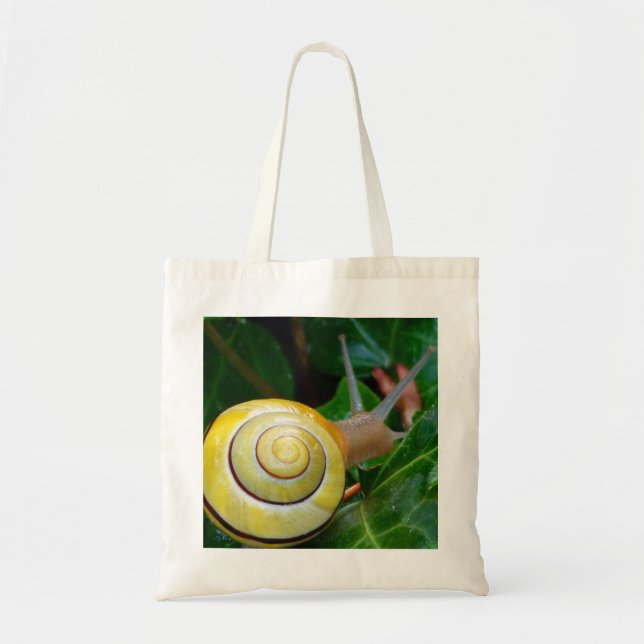 Yellow Snail Photo Bag (Front)