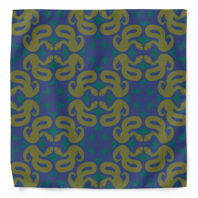 Yellow Snake Bandana (Front)