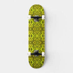 Yellow Snake Texture SkateBoard Deck