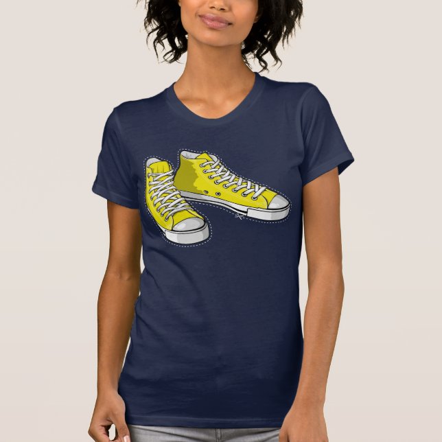 Yellow sneakers T-Shirt (Front)