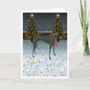 Yellow Snow Holiday Card