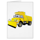 Yellow Snow Plow Cartoon (Front)
