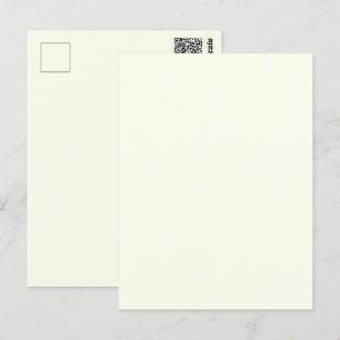 Yellow Soft Pale White Pastel Solid Color Postcard