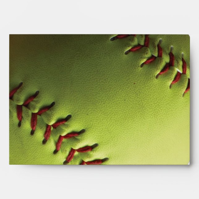 Yellow Softball Backed Envelope (Front)
