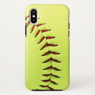 Yellow softball ball iPhone x case