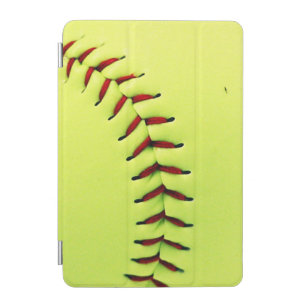 Yellow softball ball iPad mini cover