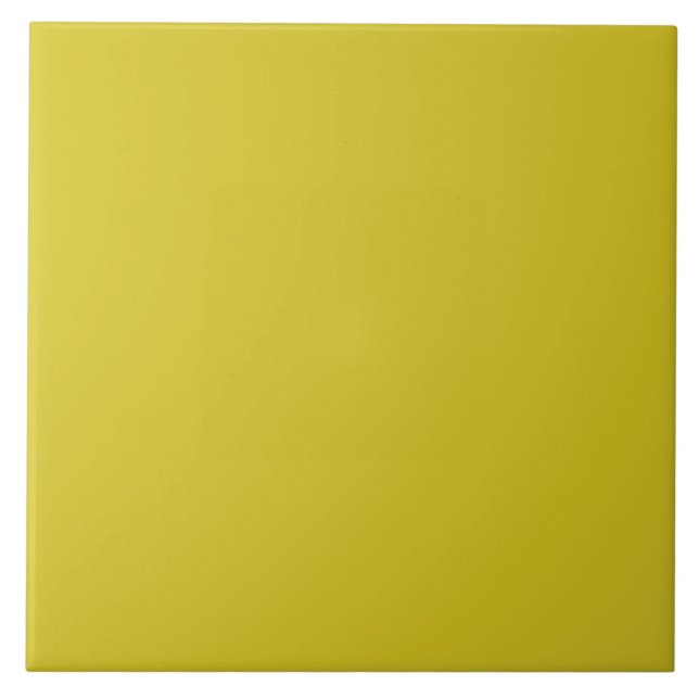 Yellow Solid Color Ceramic Tile (Front)