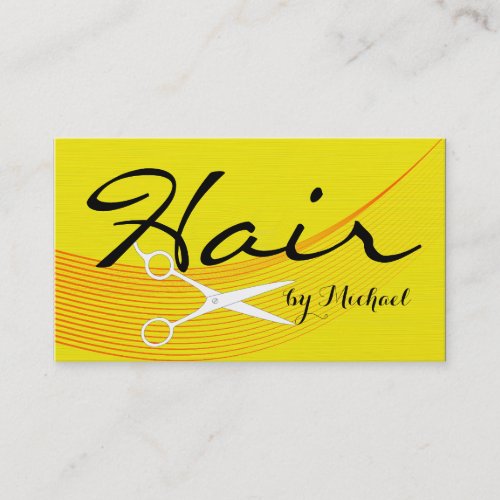 Yellow Solid Hair Stylist Appointment 3