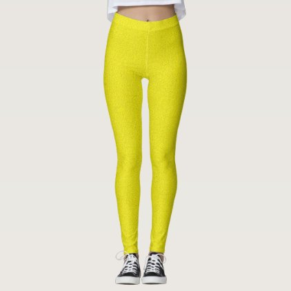 YELLOW SOLID/PATTERN LEGGINGS. LEGGINGS