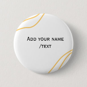 Yellow Spanish border name message text lines  Button