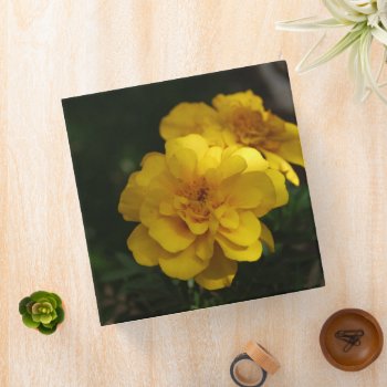 Yellow Spark 3 Ring Binder by Thru_the_camera_lens at Zazzle