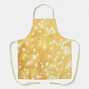 Yellow Sparkle All-Over Print Apron