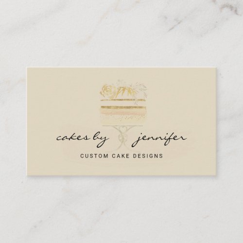 Yellow specialty ingredients baking supplies store business card