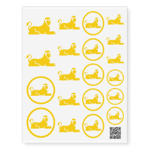 Yellow Sphinx Tattoos