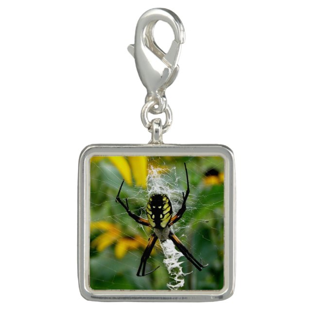Yellow Spider Charm (Front)