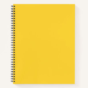 Yellow Spiral Notebook