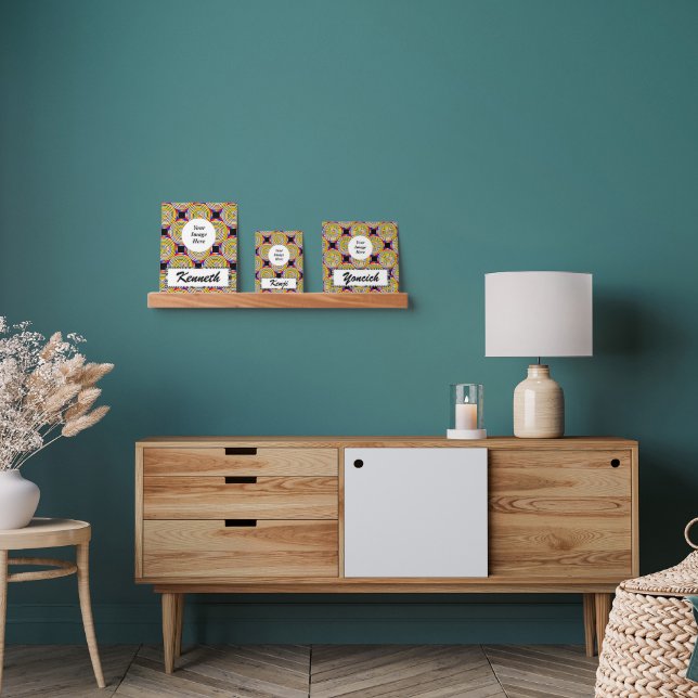 Yellow Spirals by Kenneth Yoncich Picture Ledge (Living Room)