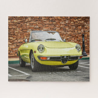 yellow sport car jigsaw puzzle