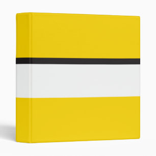 Yellow Sportscar Stripe Binder