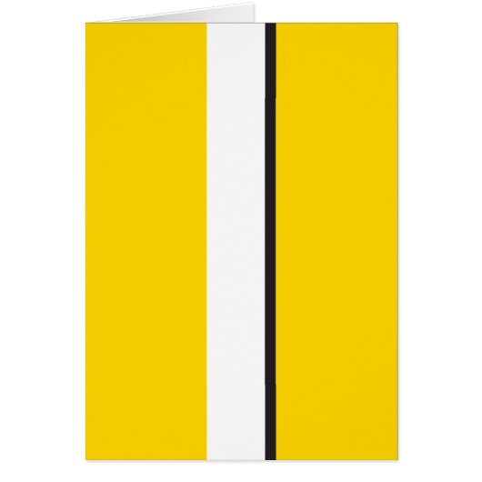 Yellow Sportscar Stripe Cards (Front)